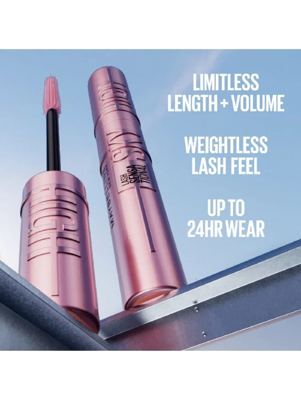 🐢2/$15 Maybelline Lash Sensational Sky High Mascara Navy Records
